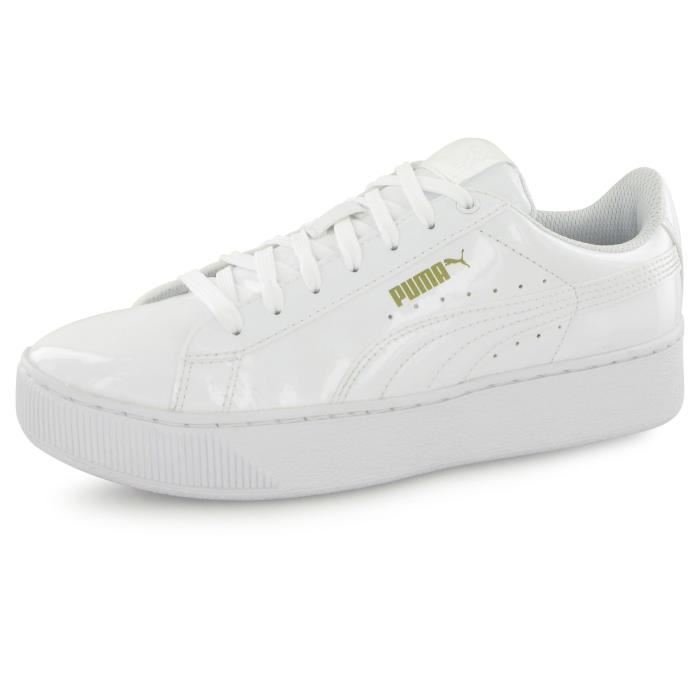basket puma blanche femme